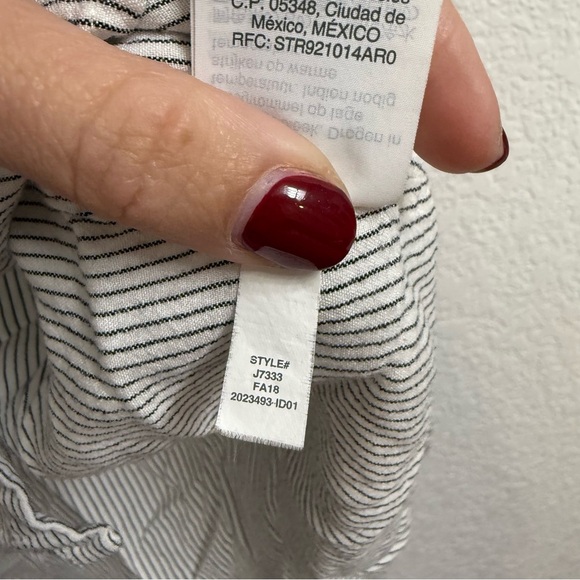 Madewell Central Shirt in Luis Stripe Size XL - Picture 6 of 6